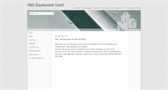 Desktop Screenshot of hmg-trapezprofil.de