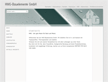 Tablet Screenshot of hmg-trapezprofil.de